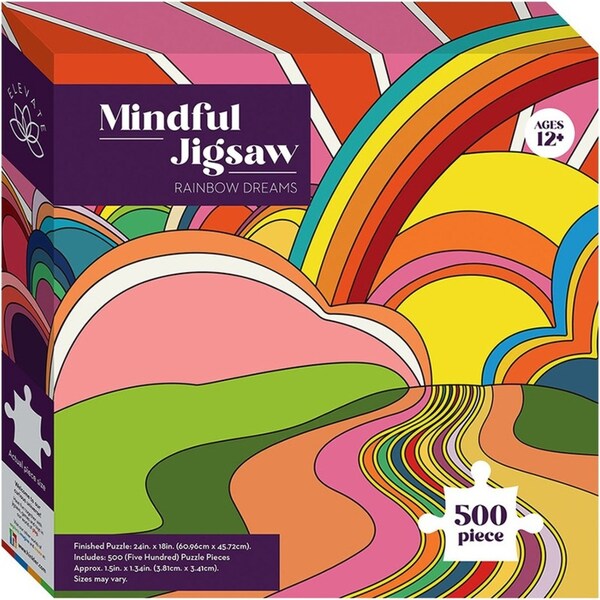 Elevate Mindful 500pc Jigsaw Puzzle: Rainbow Dreams Kids Activity Play Toy