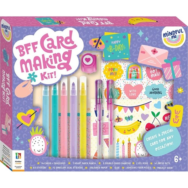 Elevate Mindful Me BFF Card Making Kit Craft Activity Kit Art Project 6y+