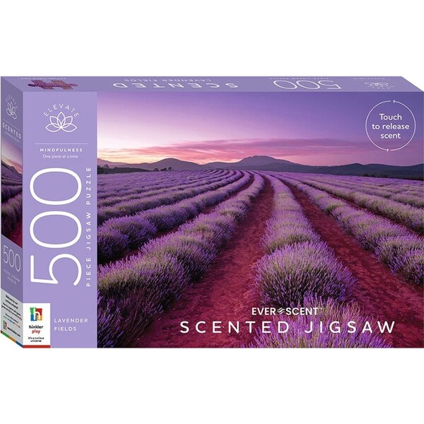 Elevate Scented 500pc Jigsaw Puzzle: Lavender Fields Kids Activity Toy 12y+