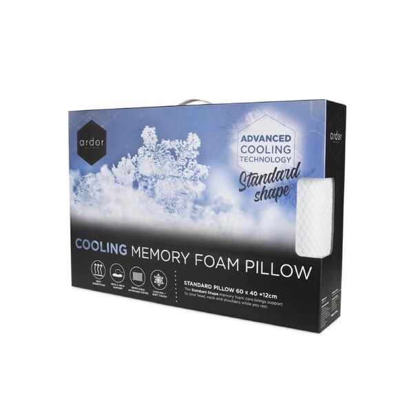 ARDOR "Cooling" MEMORY FOAM PILLOW STANDARD