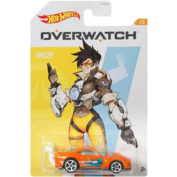 Hot Wheels Overwatch Die-Cast-Tracer 1-Car Ages 3+ Toy Game