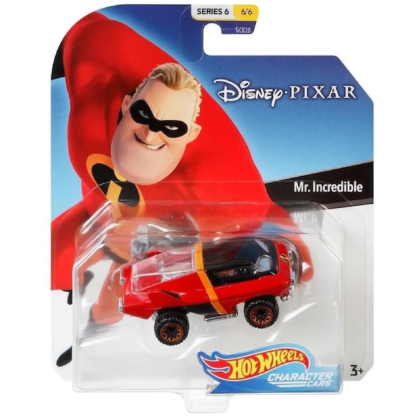 Hot Wheels Disney Die-Cast-Mr Incredible-Car 3+ toy character car