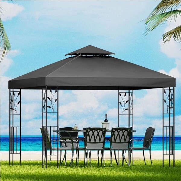 3x3m Art Gazebo InstaHut Marquee Iron Grey