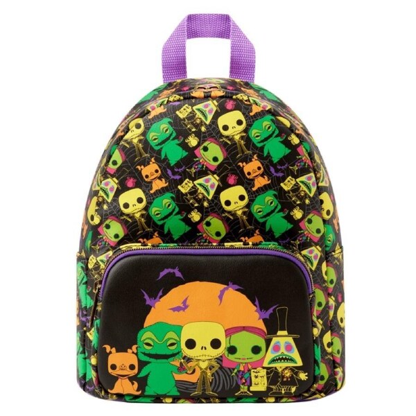 Loungefly Disney The Nightmare Before Christmas - Blacklight Mini Backpack