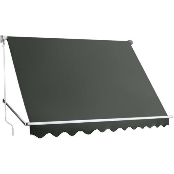 Window Pivot Arm Patio Outdoor Retractable Blinds - 2.8x2.1m