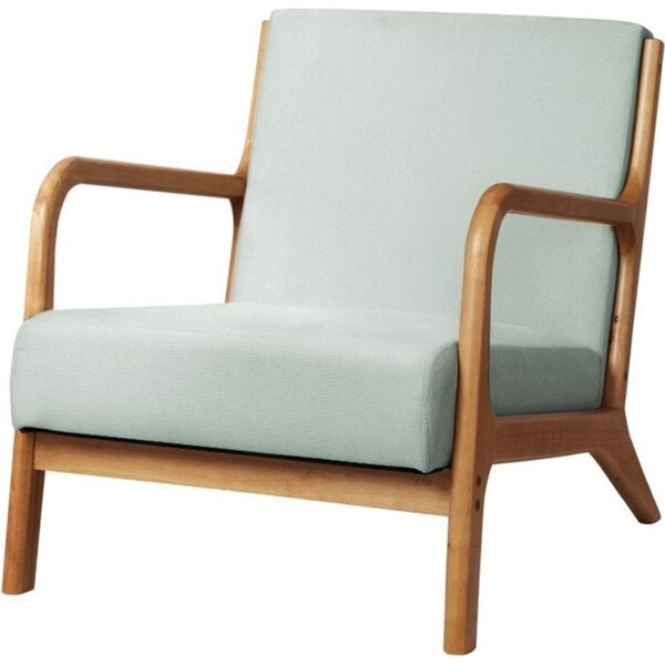 Armchair Lounge Chair Accent Armchairs Couch Sofa Bedroom Grey Wood