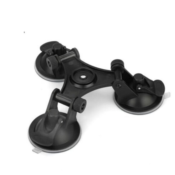 For GoPro Hero Triple Suction Cup Car Mount