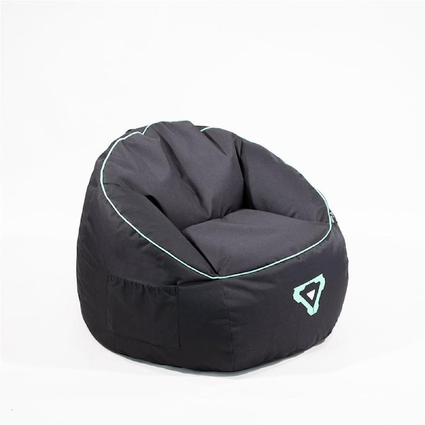 Premium Laser Gaming Bean Bag Chair for Adults - Water-Resistant, Double-Stitched with Headphone Strap and Storage Pocket