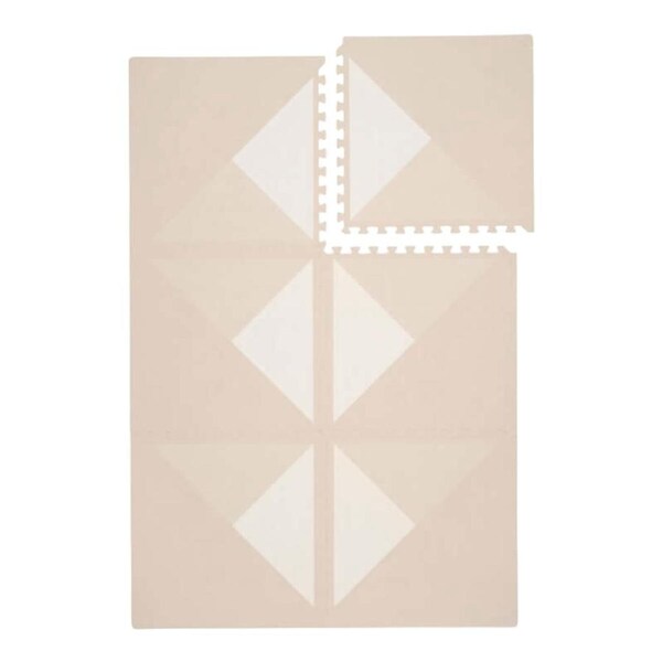 Toddlekind Premium Foam Play Mats 120x180cm - Kyte Collection - Mocha