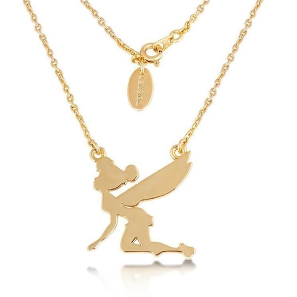 Couture Kingdom - Disney - Tinker Bell Silhouette Necklace Yellow Gold