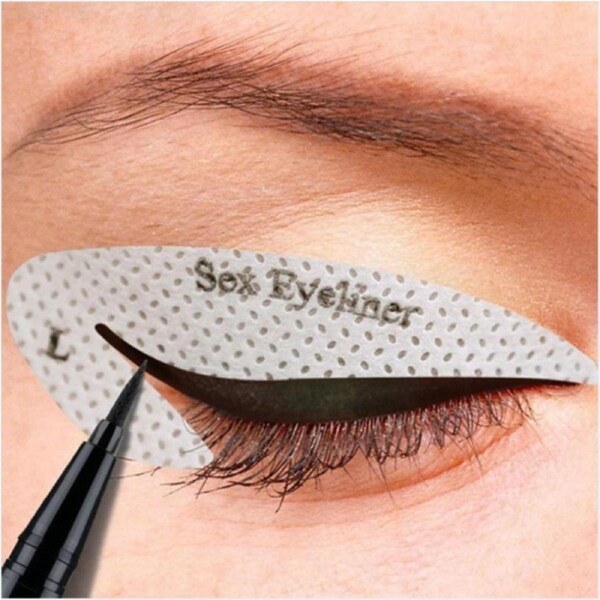 20pcs Eyeliner Template Eye Makeup Stencil Eyebrows Eye Shadow Makeup Stencil