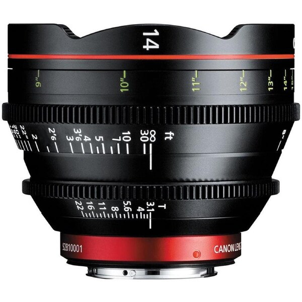 Canon CN-E 14mm T3.1 L F Cinema Lens (EF Mount)