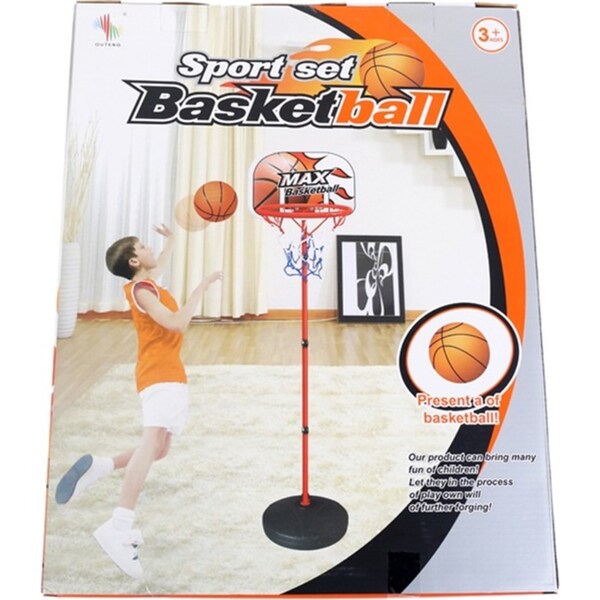 Toys For Fun 165cm Basketball Stand & Hoop w/ Ball/Pump Kids Sports Play Toy