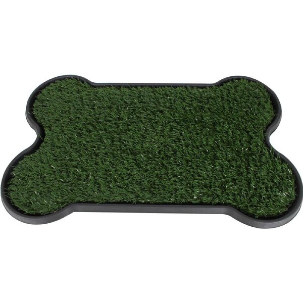 Pro Pet Care 68x43cm Artificial Grass w/ Tray Dog Absorbent Potty Toilet Green