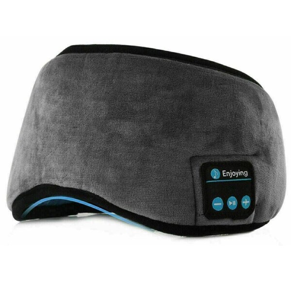 Wireless Bluetooth 5.0 Stereo Eye Mask Headphones Earphone Sleep Music Mask PB