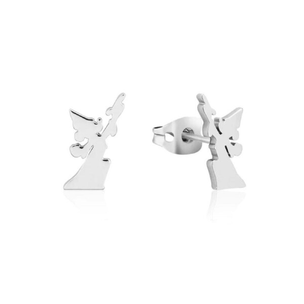 Couture Kingdom - Disney - Fantasia - Sorcerer Mickey Stud Earrings White Gold