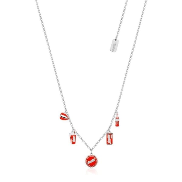 Coca Cola Couture Kingdom - Charm Necklace White Gold