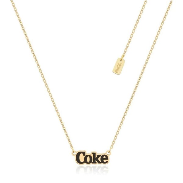 Couture Kingdom - Coca Cola - Coke Necklace Yellow Gold