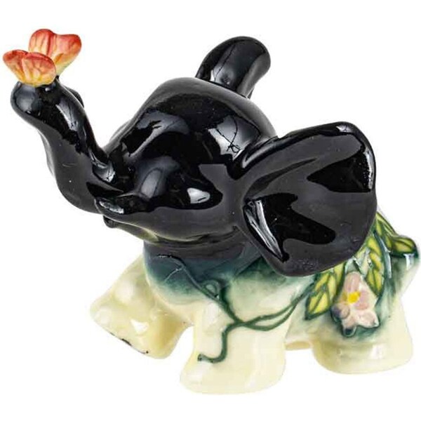 Old Tupton Ware Wisteria Bird Elephant Kitchen/Room Home Decor Decorative Statue