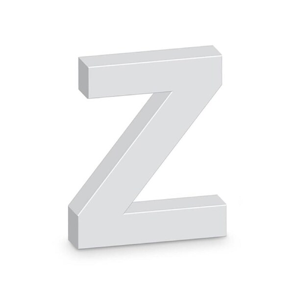 4pc Z Letter Alpha Art 20cm Home Decor Decorative Party Celebration Wooden