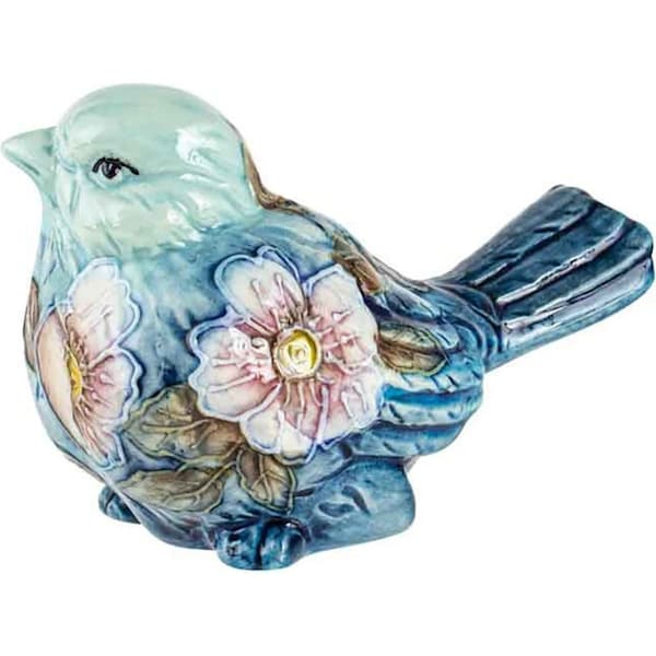 Old Tupton Ware Summer Bouquet Bird Room Home Decor Decorative Statue Ornament