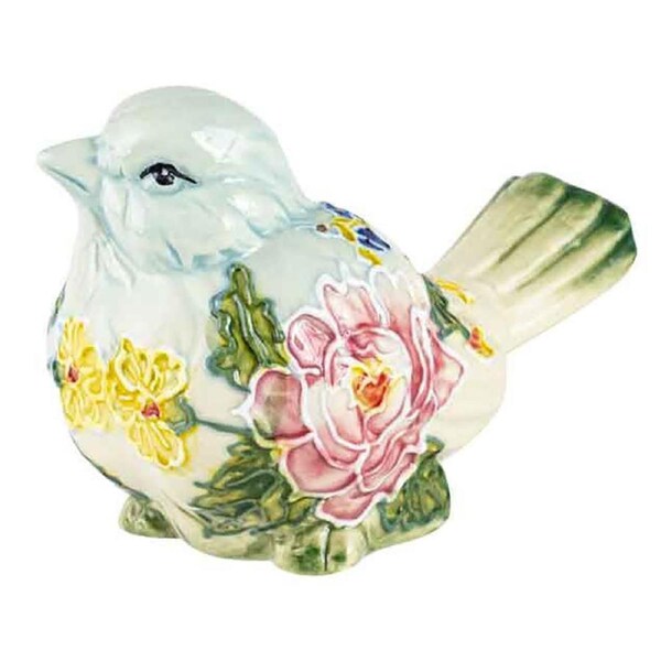 Old Tupton Ware Flower Garden Bird Room Home Decor Decorative Statue Ornament