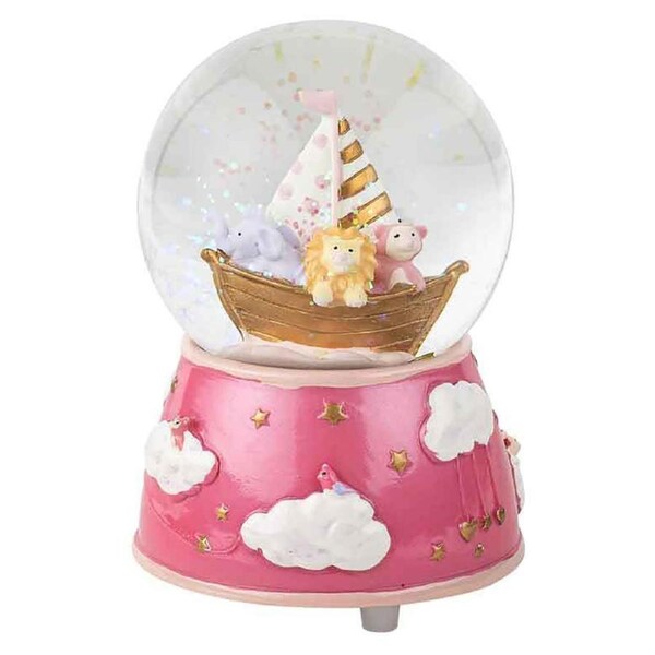 Waterball Noah's Art Pink Musical Novelty Baby/Infant Home Decor Nursery Display