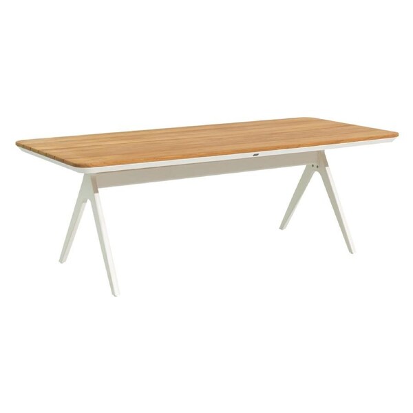 SIMPO Atlanta Outdoor Dining Table (220x100cm) - White