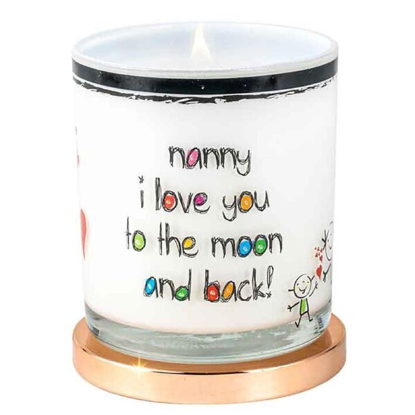 Nanny Crayon Candle Vanilla Scented Home Decor 45hr Burn Time 10 x 12.5cm