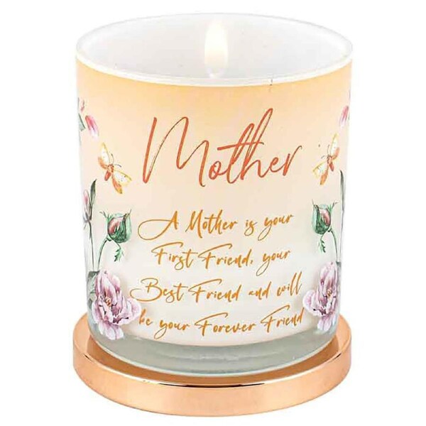 Mother Candle Vanilla Scented 45hr Burn Time 9 x 8cm Keepsake Gift Set