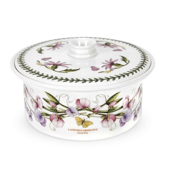 Portmeirion Botanic Garden - Covered Casserole Dish - 1.7L Mixed Motifs