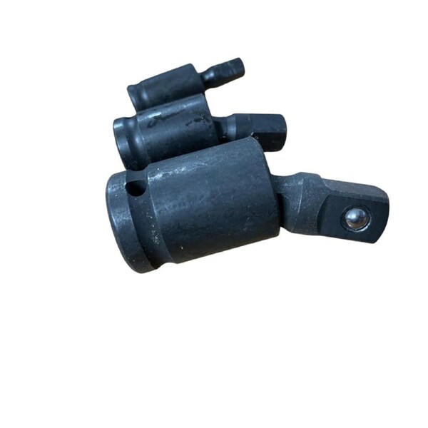 3 Piece Swivel Impact Socket Adapter Set 1/2" 3/8" 1/4"