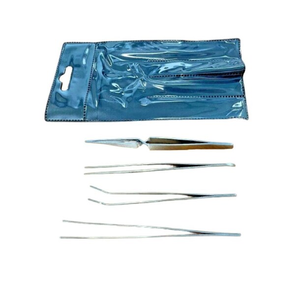 4 Piece Precision Tweezer Set