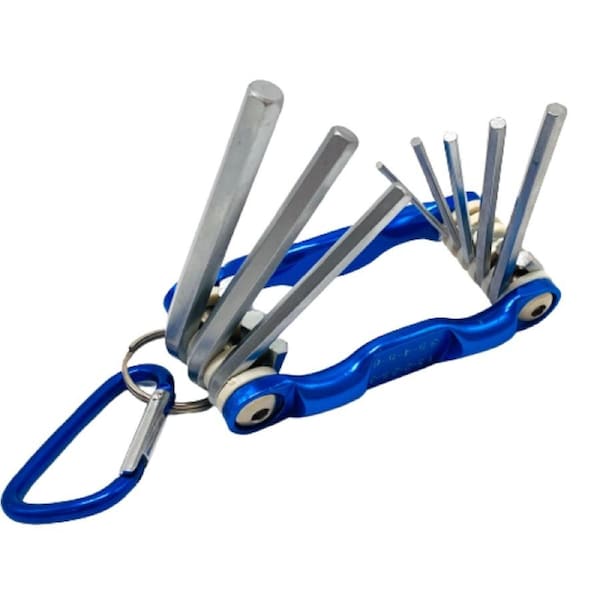8 Piece Folding Allen Hex Key Wrench Tool