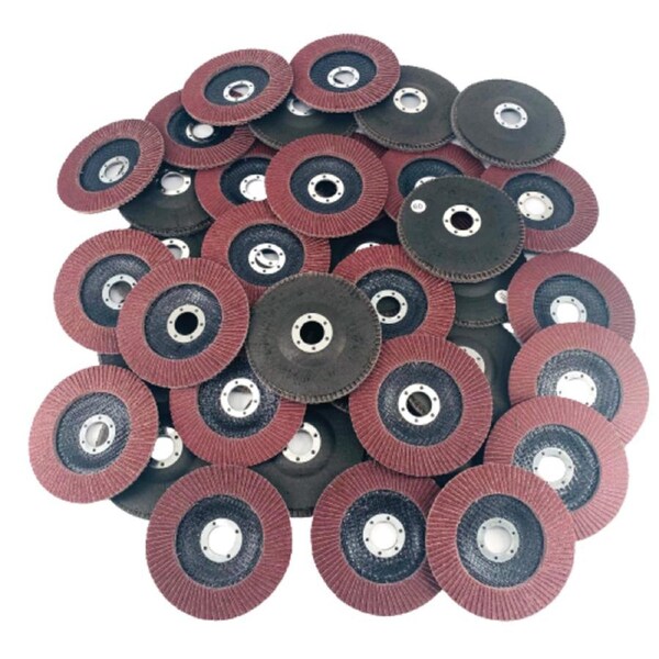 125mm Grinder Sanding Flap Discs - 50 Pieces Mixed Grit