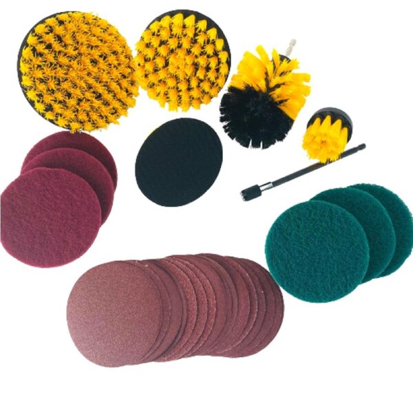 28 Piece Set of Drill Attachment Cleaning Brushes