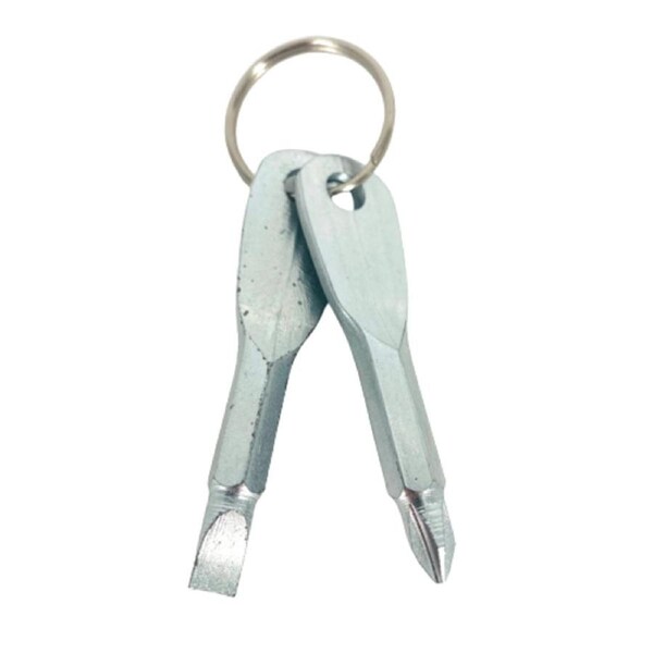Phillips & Flat Head Screwdriver Keyring