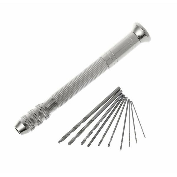 Hand Precision Hand Drill - 11 Piece Set