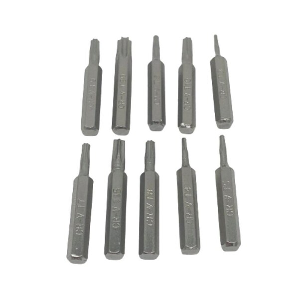 10 Piece Mini Torx Bit Set