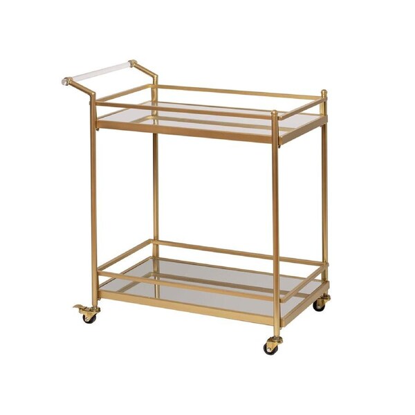 Bradley Gold Bar Cart