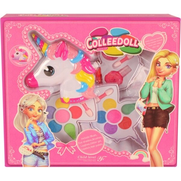 Toys For Fun Plastic Unicorn Deluxe Make Up Play Set Kids/Children Cosmetic Toy