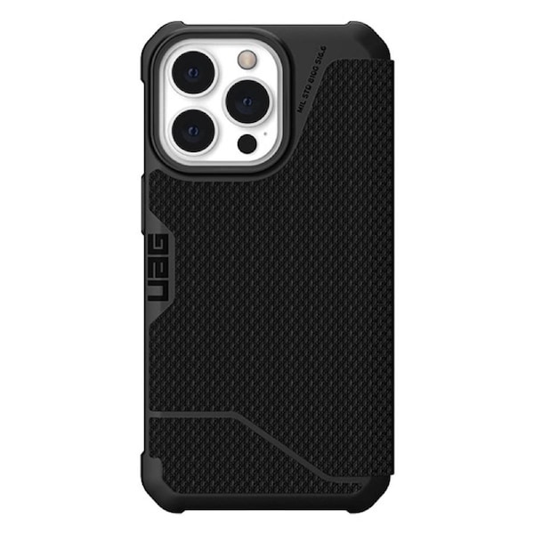 Urban Armor Gear Metropolis Folio Case (Suits iPhone 13 Pro) - Black