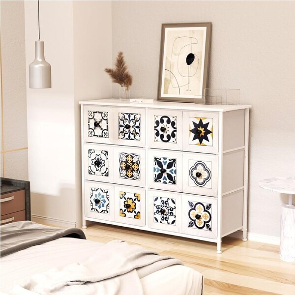 Levede 6 Chest of Drawers Tallboy Table Dresser - Vintage