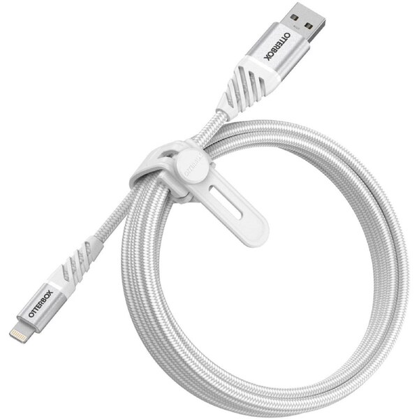 OtterBox 2m Lightning to USB-A Premium Cable (White)