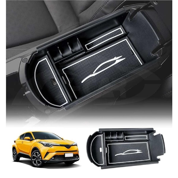 Centre Console Armrest Organizer Tray for Toyota C-HR CHR 2016-2023 Storage Box Accessories