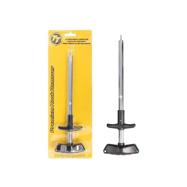 TT Fishing Spring Loaded Stainless Steel Hook Remover with Aluminium Tube