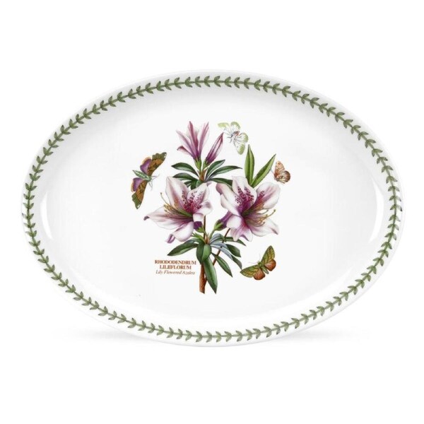 Portmeirion Botanic Garden - Oval Serving Dish - 38cm Azalea