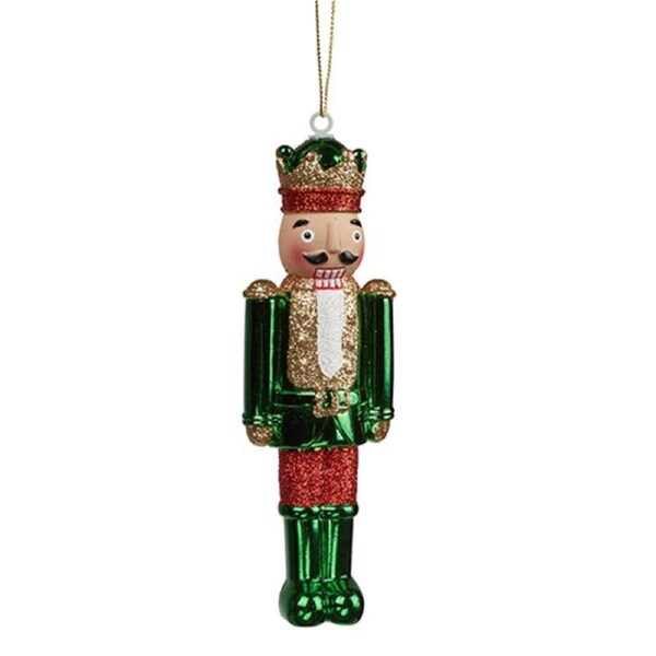 15cm Hanging Green Nutcracker Christmas Decoration