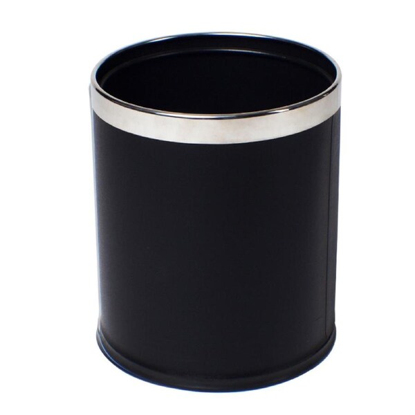 10L Round Bin Black x 1
