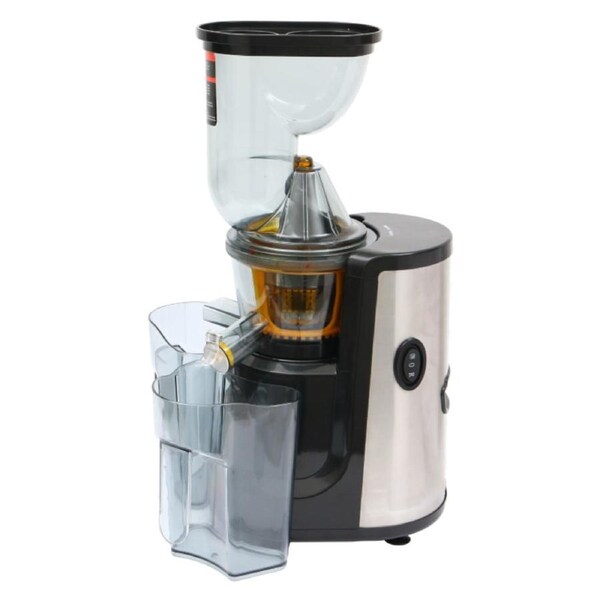 Stainless Steel Slow Juicer Machine Whole Fruit Extractor BPA Free Slow Cold Press Masticating Squeezer Mechanism